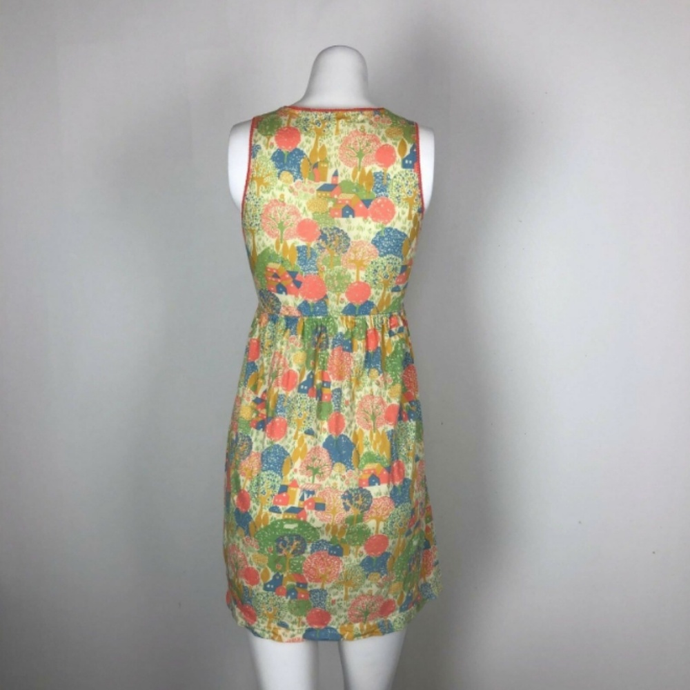 Lilka Tree House Floral Colorful Print Shift Dress - Picture 4 of 5